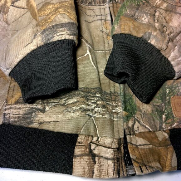 CE Schmidt Workwear Kids Medium RealtTree Camo Jacket Hunting Quilted Hunt - Picture 9 of 13